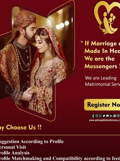 I believe that if marriages are made in heaven, my role is to be the trusted messenger on Earth. I provide profile analysis, personalized suggestions, and compatibility matching to ensure the best results.