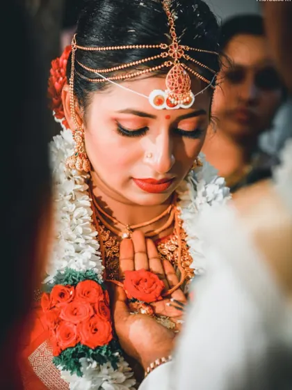 A collection of my beautiful brides on their Muhurtham day, each with a unique, personalized look that reflects her style while honoring tradition.