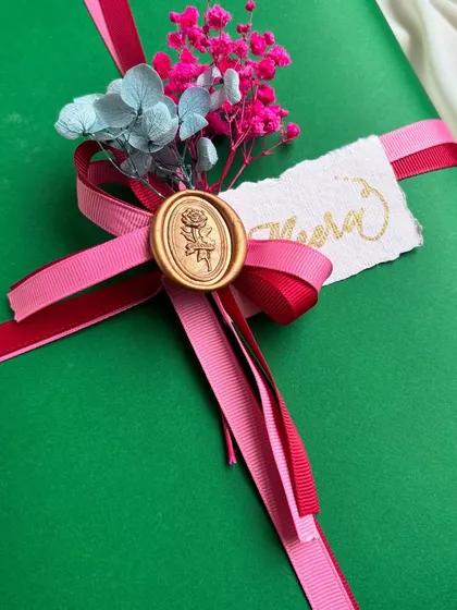 Gold on blue is always a classic. I engraved this gorgeous blue crane jewelry box from Nicojournal with a custom name, turning it into the perfect personalized birthday gift.