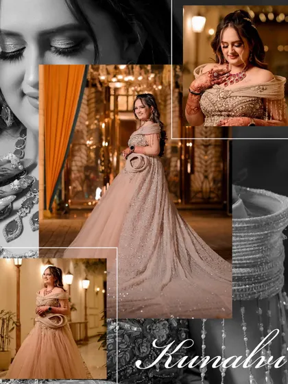 A collection of images from a school-sweethearts' engagement, capturing their story from candid moments to romantic portraits.