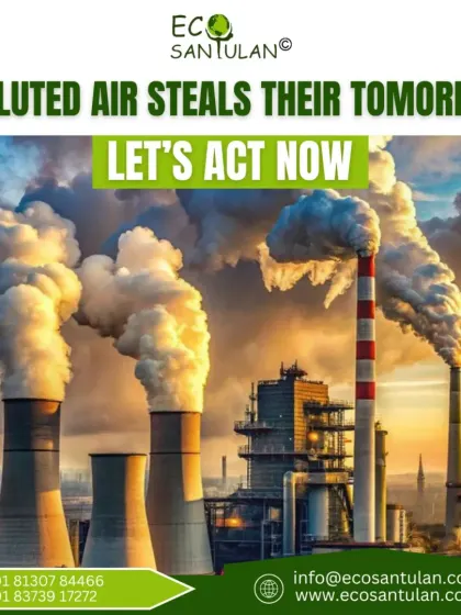 Polluted air from factories and power plants steals the promise of a healthy tomorrow from our children. We must act now by shifting to cleaner sources of energy.