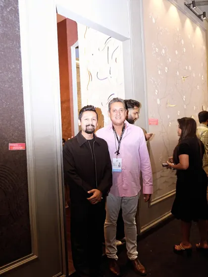 We were so glad to have Rizwan Bachav visit us at our India Design Mumbai showcase. Our booth provided a perfect backdrop for connecting with fellow design enthusiasts.