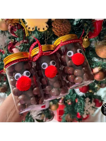 Our adorable reindeer nut-jars were a bestseller this Christmas!