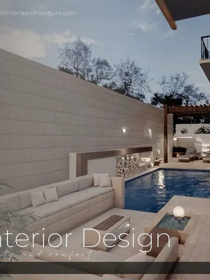 This graphic highlights our dual focus on interior design and architecture, emphasizing our goal to create spaces that deliver both beauty and comfort.