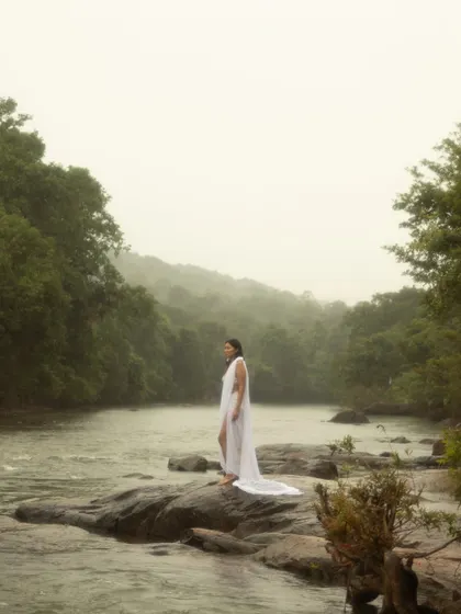 A vision that came to life for the Kayura Effect campaign in Goa. We managed the entire production on location, even with unexpected rain, to create this ethereal shot.