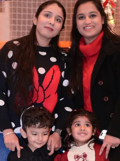 Families celebrating the holiday season together. Our events are designed for the whole family to enjoy.