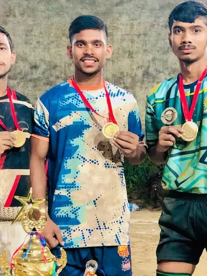 Three of our medal-winning players from the tournament.