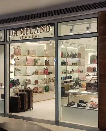 Another angle of the Dehradun store, showing its position next to other retailers in the mall.