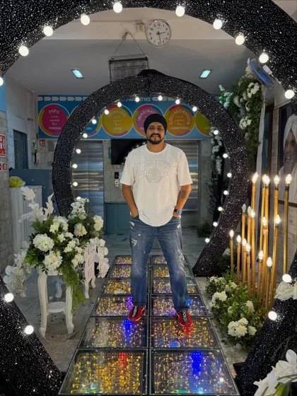 After a successful performance celebrating the 25th Silver Jubilee for Avalon. The lit-up walkway and decor show the kind of festive atmosphere I help create for corporate milestones.