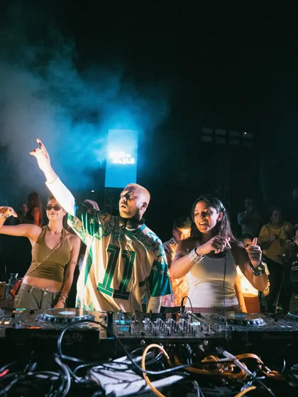 Sharing the decks with friends and feeling the energy of the Delhi crowd. These are the moments of connection that make live shows so special.