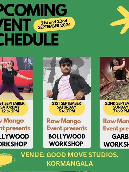 Our weekend workshops often feature popular Tollywood tracks. These classes are known for their high energy and powerful choreography, perfect for anyone who loves South Indian cinema.