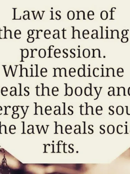 This quote reflects my core philosophy. I see the law not just as a set of rules, but as a powerful instrument for healing social divisions and protecting the vulnerable. My goal in every case is to uphold the principles of justice and fairness that form the foundation of our society, ensuring the Constitution serves its purpose for every individual.