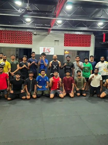 The whole team together. This is the heart of Bodyforce Fight Club.