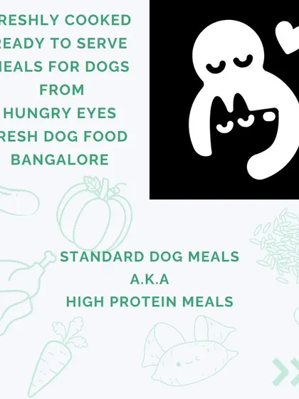 Our Standard High Protein meals are perfect for growing puppies and active adult dogs. They are packed with 55% cooked meat to support muscle development and energy levels.