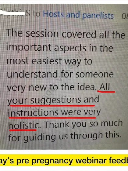 "The session covered all the important aspects in the most easiest way to understand." I design my classes to be holistic and easy to follow for everyone.
