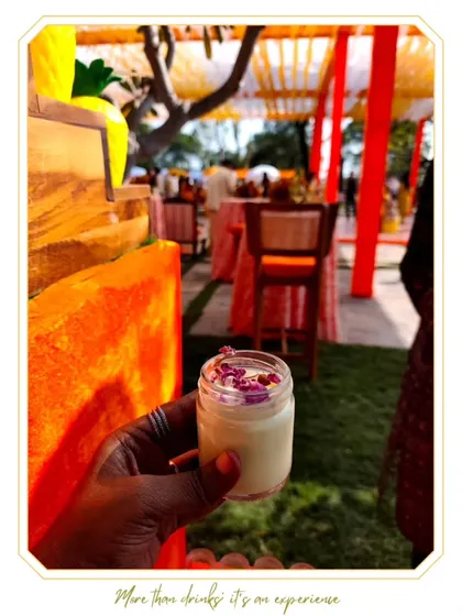 Our signature Brazilian Lemonade, a creamy and citrusy mocktail that is a refreshing treat for brunch events.