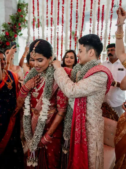 A series of romantic and grand portraits from a destination wedding at Amitarasa. We specialize in capturing the epic scale of such venues while keeping the focus on the couple's intimate story.