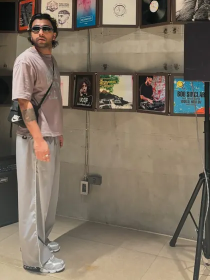 A quick fit check before heading out for a string of shows across the country.