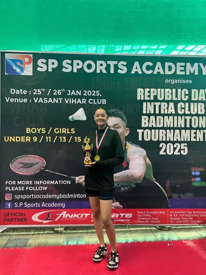 Congratulations to Swara Kapadne, the runner-up in the U-17 Girls category.
