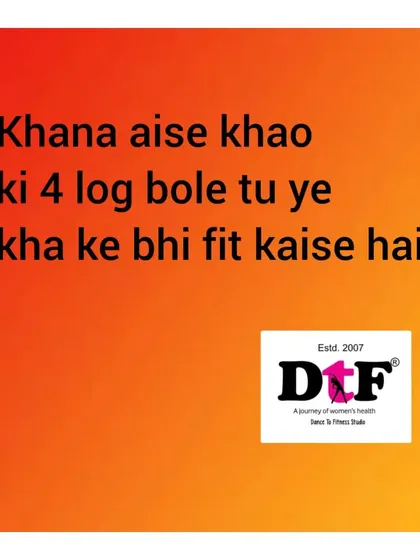"Khana aise khao ki 4 log bole tu ye kha ke bhi fit kaise hai." This is a question I get asked all the time at parties, and it's my favorite compliment.