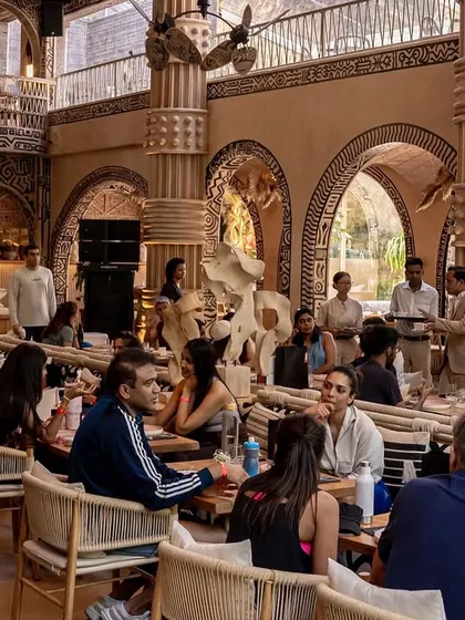 After the workout, it's time to refuel and connect. Our community enjoying a curated breakfast together.