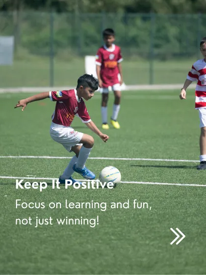 We encourage parents to focus on learning and fun, not just winning. A positive support system is essential for a child's long-term love of the game.