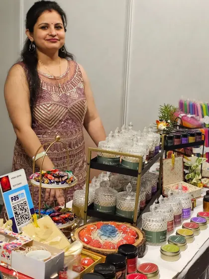 Here I am at my stall on Day 2 of an exhibition. I was overwhelmed by the fantastic support and positive energy from everyone who visited.