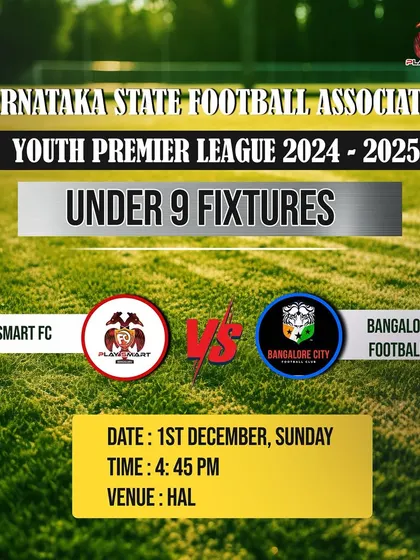 Our U-9 team is in action this weekend against Bangalore City Football Club.