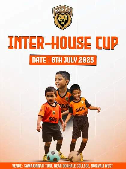 The official poster for our Inter-House Cup, a celebration of talent and competition within the SG5 family.