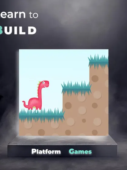 Platform games like Mario are not just fun to play, but also super fun to build. When kids develop a game, they learn about storytelling, character design, animation, and quality testing.