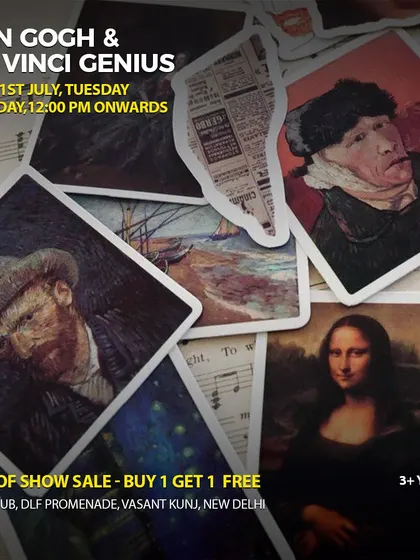 Another look at the immersive Van Gogh & Da Vinci art show.