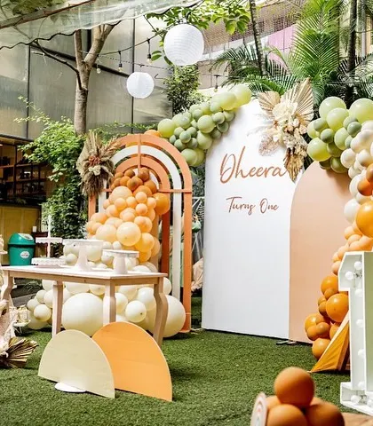 The beautiful decor from a boho-rainbow themed first birthday party. I can capture the entire event, from the setup to the final goodbyes.