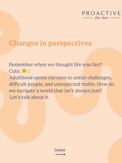 Remember when we thought life was fair? Adulthood opens our eyes to difficult challenges and truths. Let's talk about how we navigate a world that isn't always just.