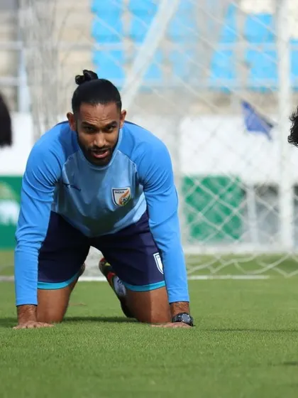 On my knees to get a better angle, I'm providing specific cues to the Indian U17 players during a drill. Attention to detail in coaching makes all the difference in athlete development and performance.