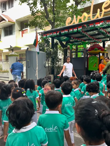 A glimpse into our festive celebrations, including Independence Day, Janmashtami, Ganesh Chaturthi, Diwali, and Christmas. Children participate in flag hoisting, dress in traditional attire, create festive crafts, and learn the significance of each occasion, fostering a deep appreciation for our diverse culture.
