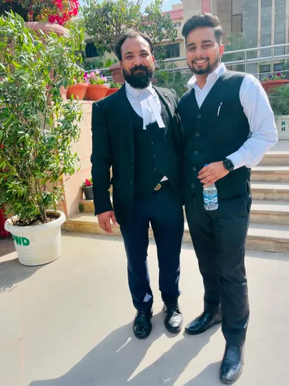 With Adv. Arjun Singh Rohatki sir at Karkardooma Court. I am always grateful for the opportunity to learn from such respected personalities in the legal field.
