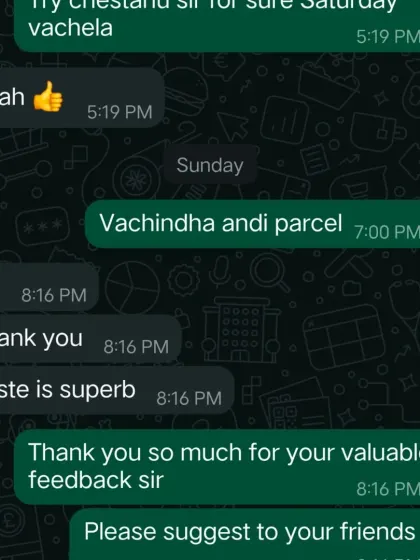 "Taste is superb." Simple, direct, and always a joy to read. Thank you for the valuable feedback.