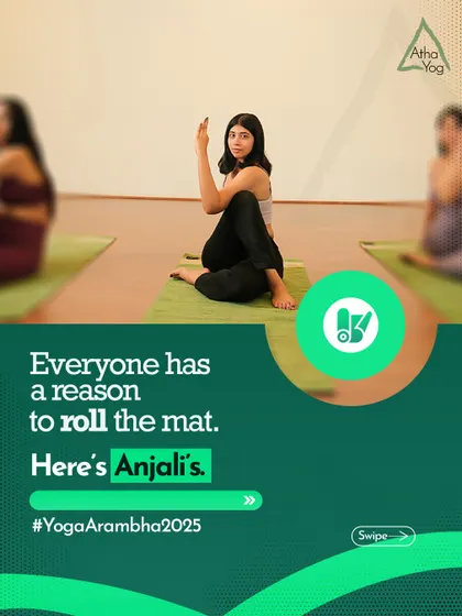 Here is Anjali's story. For her, rolling out the mat is a return to inner stillness and strength. We invite you to share your reason for practicing with our community.