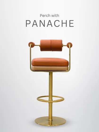 Perch with panache. This barstool is designed for those who appreciate fine detailing and sophisticated comfort, perfect for elevating your home bar experience.