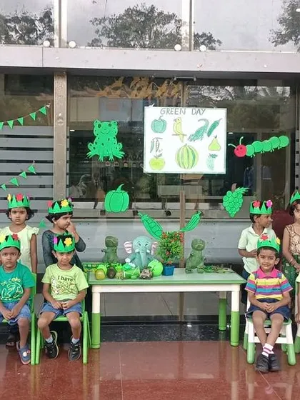 Green Day at our preschool was a celebration of nature. Dressed in green, our little ones engaged in eco-themed crafts and learned about the importance of protecting our environment.