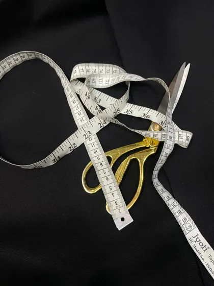 The tools of the trade. Every garment I make is precisely measured and hand-cut to ensure a truly custom fit that you can't find off the rack.