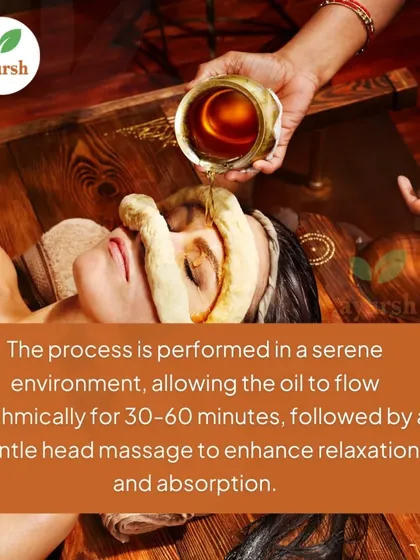Our Shirodhara sessions are performed in a serene environment, allowing the oil to flow for 30-60 minutes. This is followed by a gentle head massage to enhance relaxation and absorption.