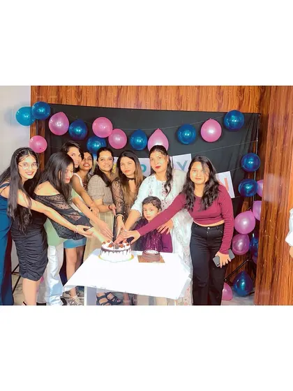 More moments from our academy's celebration. We work hard and celebrate our successes together as a team.