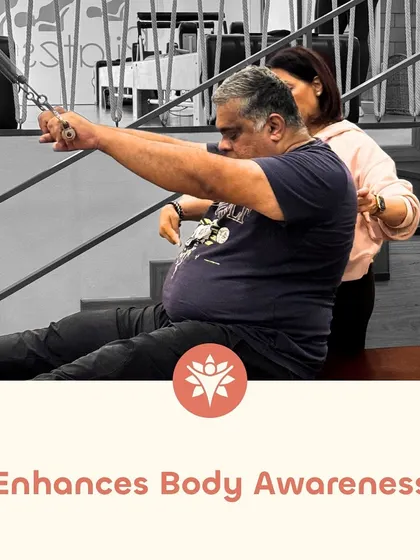 Pilates enhances body awareness, helping you understand how your body moves in space. This heightened awareness, guided by an instructor, is key to correcting faulty movement patterns that can lead to injury.