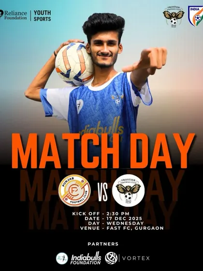 Match day is here. An announcement for our second-round game in the RF Youth Sports league.