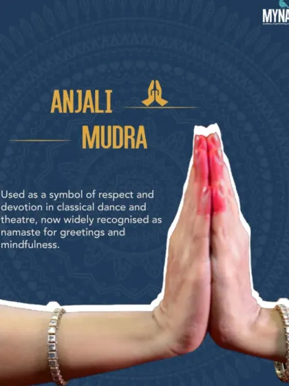 From stage to screen: The Anjali Mudra, a symbol of respect in classical dance, is now the universal emoji for greetings and mindfulness.