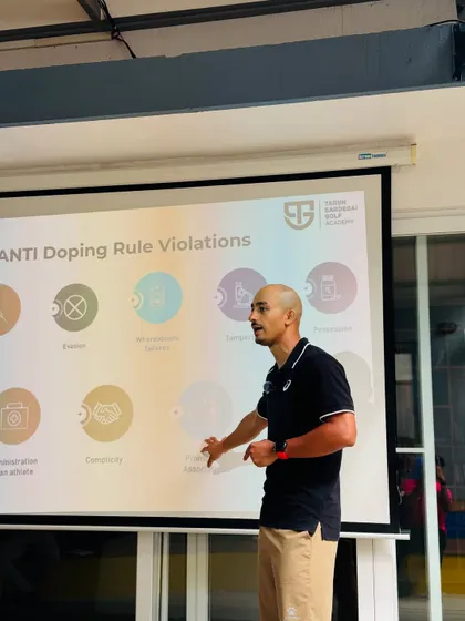 We have kicked off our monthly inter-departmental CPD sessions. Today's topic, led by our Head of Sports Science, was "WADA Code – Keeping the Sport Clean," reinforcing our commitment to integrity.