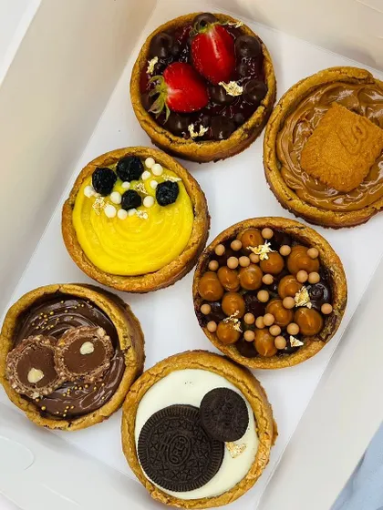My assorted cookie pies are another great option for Rakhi gifting. Six different flavors to surprise and delight your sibling.