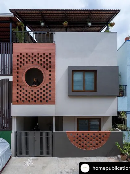 The Mathrukrupa facade featured in HomePublication.