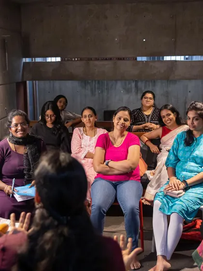 A group of wonderful women attending my makeup session. I am thrilled to be part of initiatives that empower women to learn new skills and invest in themselves.